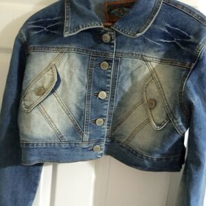 PARIS ANGEL Cropped Junior denim jacket XL